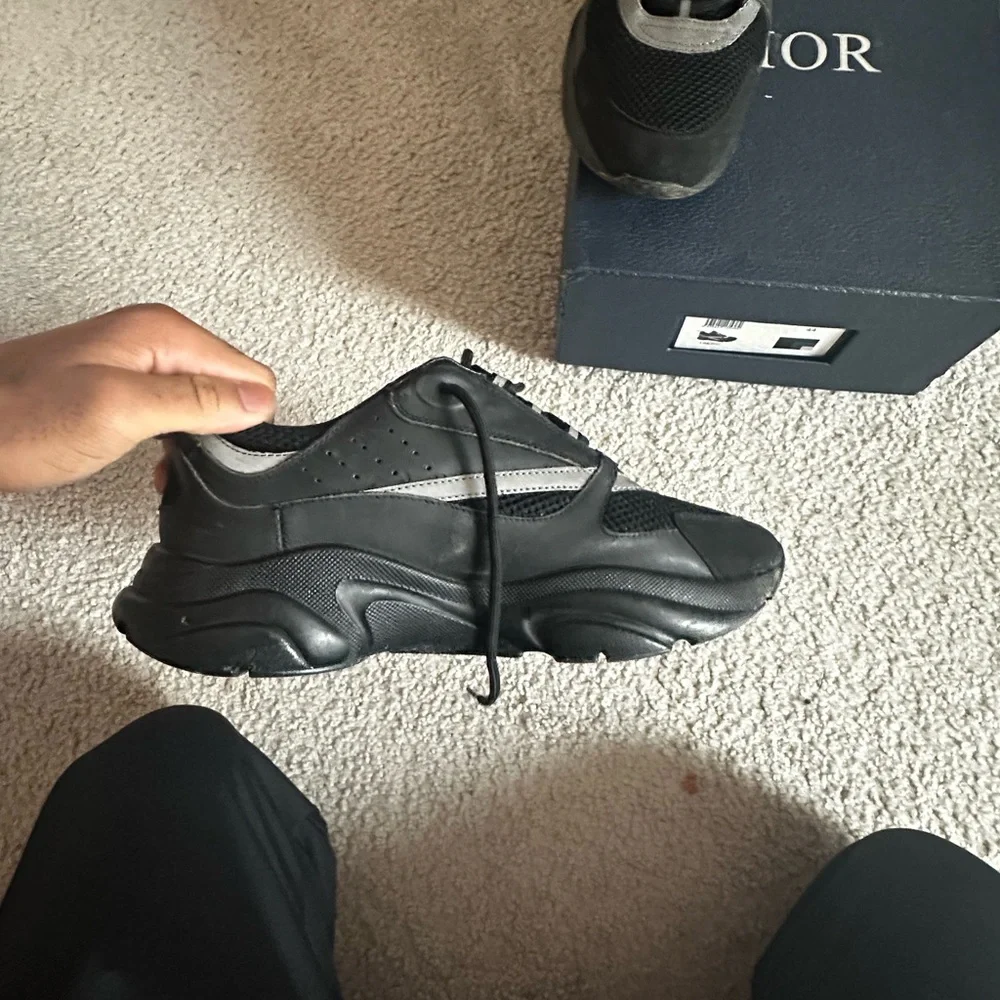 Nike Men's Black and Gray Sneakers - Picture 8 of 9